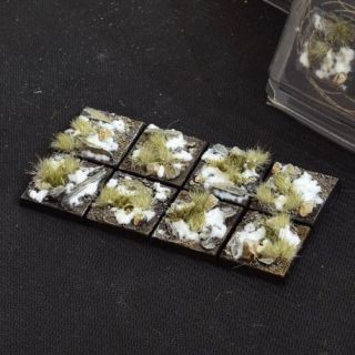 Winter Bases Square 25mm (x8)