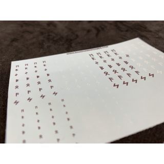 Runes Decal Sheet