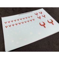 Red Fenix  Symbol  - Decal Sheet