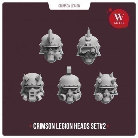 Crimson Legion Heads Set 2