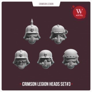 Crimson Legion Heads Set 3
