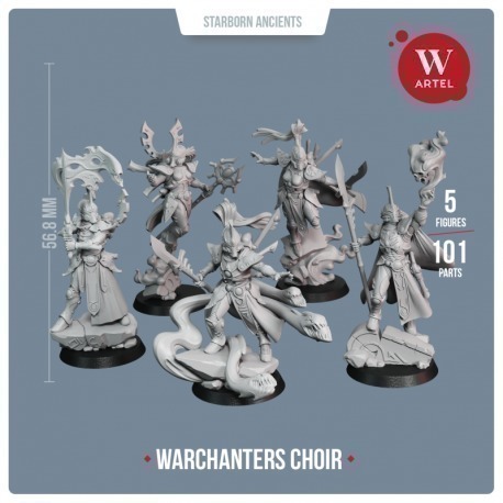 Warchanters Choir  (5 miniatures)