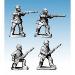 ACW Infantry in Jacket and Kepi Skirmishing