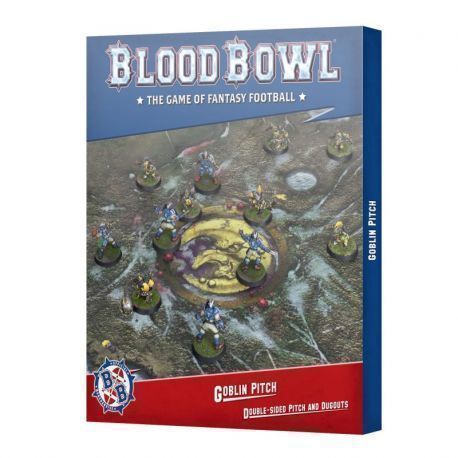 BLOOD BOWL GOBLIN PITCH AND DUGOUTS
