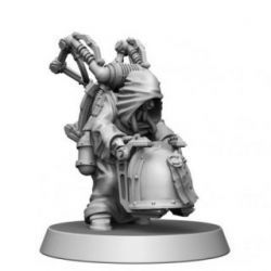 MECHANIC ARMOURY SERVITOR WITH SHOULDER PADS