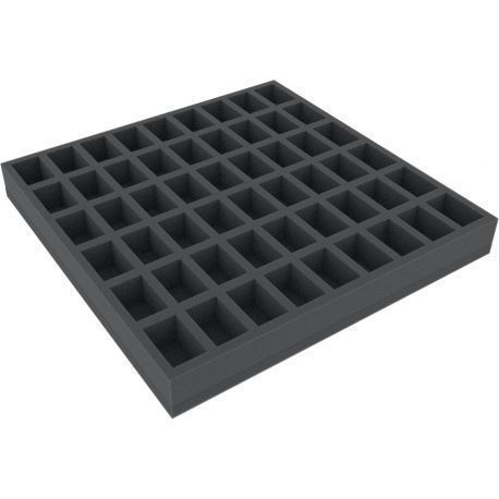295 MM X 295 MM X 35 MM FOAM TRAY FOR BOARD GAME BOXES WITH 54 COMPARTMENTS