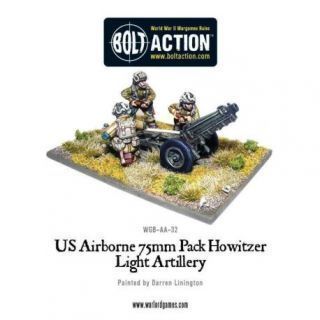 US Airborne 75mm pack howitzer light artillery