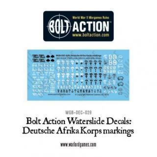 Bolt Action Deutsche Afrika Korps markings decals