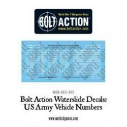 Bolt Action US vehicle numbers decals