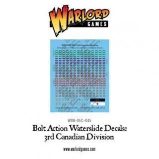 3rd Canadian Division decal sheet