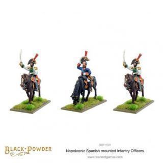 Napoleonic Spanish Mounted Infantry officers