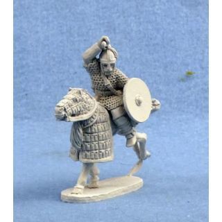 Mounted Goth Warlord on Cataphract armoured horse