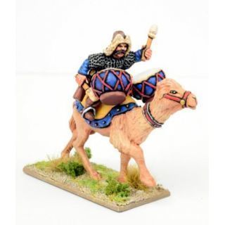 Mongol War Drummer on Camel