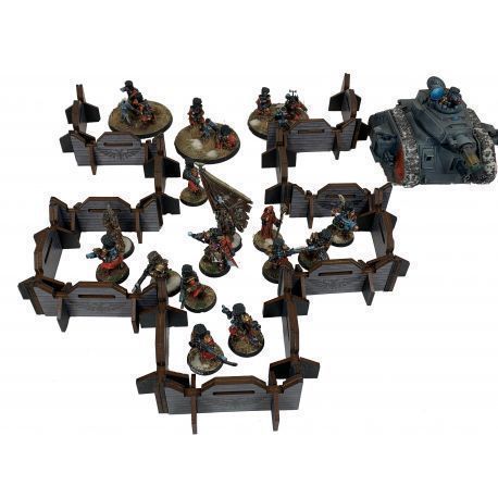 Line of Defense -warzone Terra - Pre painted terrain set