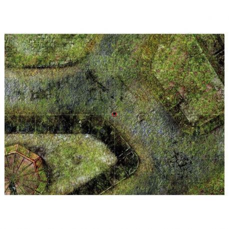KT Mat Imperial City Jungle -1- 22'x30' with Deployment Zones