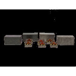 Containers and barriers Pack - Pre Painted set