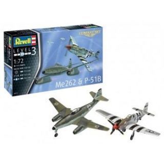 Combat Set Messerschmitt Me262 & P-51B Mustang (1:72)