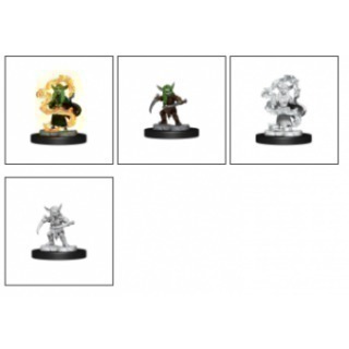 Critical Role Unpainted Miniatures: Goblin Sorceror and Rogue Female (2 Units)