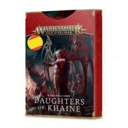 WARSCROLL CARDS DAUGHTERS OF KHAINE (ESP)