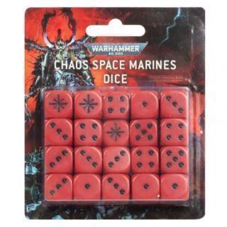 CHAOS SPACE MARINES DICE