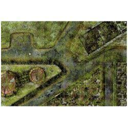 IMPERIAL CITY JUNGLE MAT 72´X48´ WITH DEPLOYMENT ZONES FOR HORUS HERESY