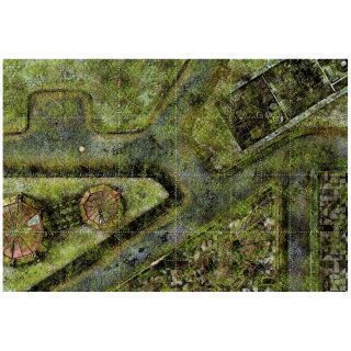 Imperial City Jungle  Map 72´x48´´ with Deployment Zones for Horus Heresy