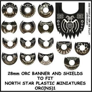 Orc Banner and  Shield Transfers