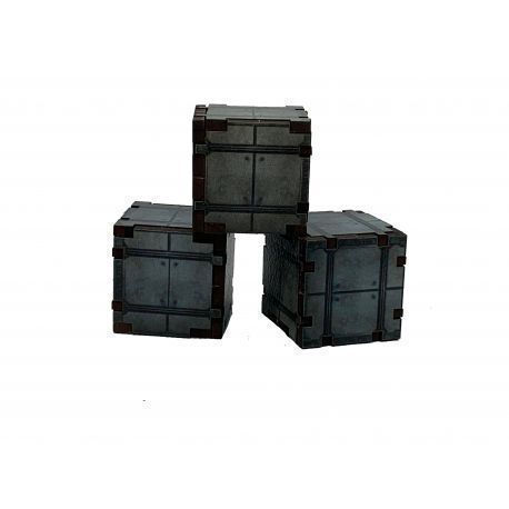Cargo crates Set 1  - Pre painted terrain set