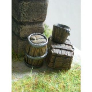 wooden barrel small (4 sts)