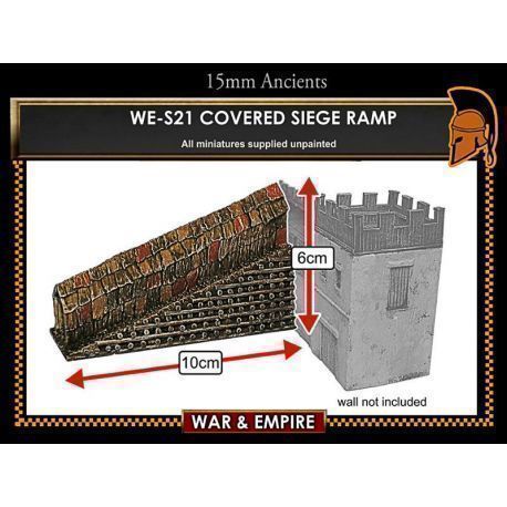 Covered siege ramp