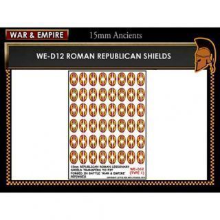Republican Roman large oval shields   