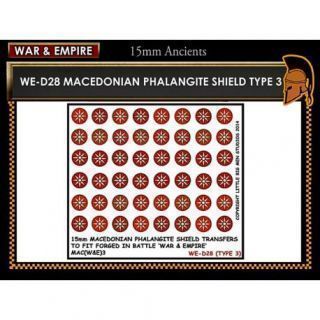 Macedonian Phalongite shield transfer  TYPE 3