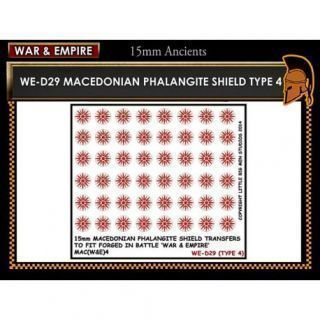 Macedonian Phalongite shield transfer  TYPE 4
