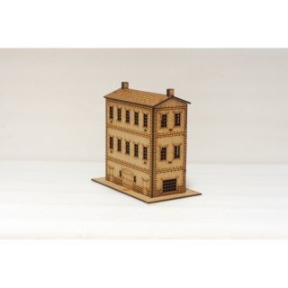 Edificio Tres Plantas 15Mm ( Flames of War , Napoleonic , WWI , WWII ,)