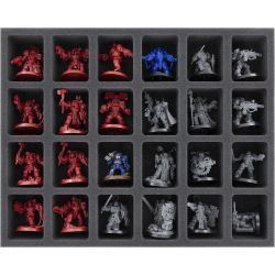 FOAM TRAY FOR SPACE MARINES - 24 COMPARTMENTS