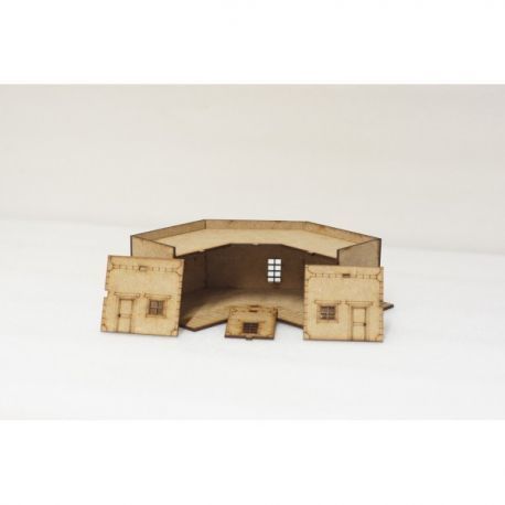 corner building 15 mm ( Flames of War , Napoleonic , WWI , WWII ,)