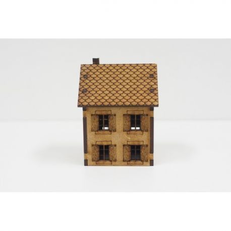 Small country house 15 mm ( Flames of War , Napoleonic , WWI , WWII ,)