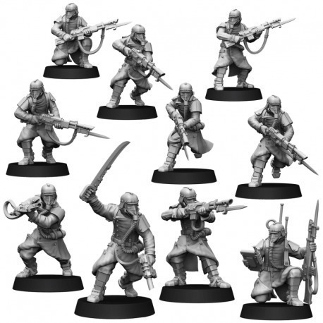 DEATH DIVISION INFANTRY SQUAD (10U) Wargame Exclusive