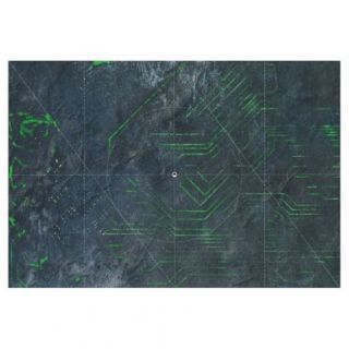 Necroworld 44"x30" with Deployment Zones compatible with Warhammer and other wargames
