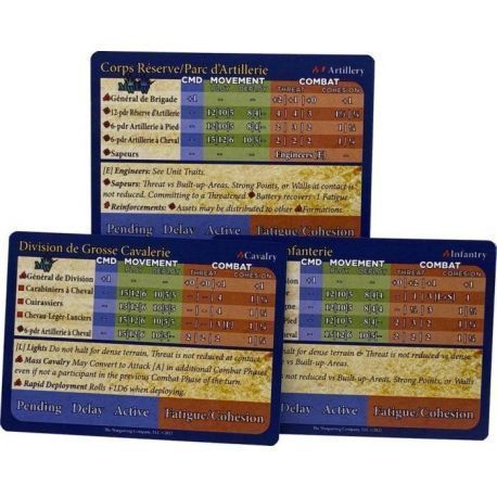 ESR French Stat Cards and Orders Pack (Mid War)
