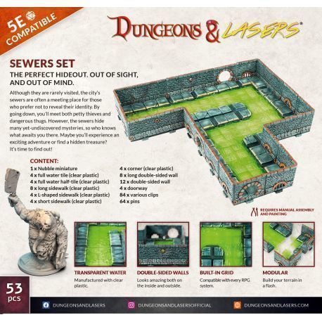 DUNGEONS & LASERS - SEWERS SET