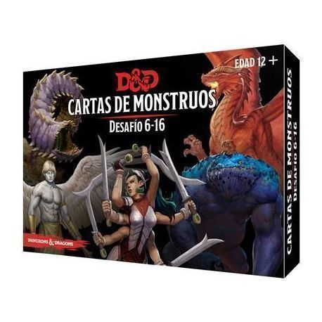D&D: Cartas de monstruos. Desafío 6-16
