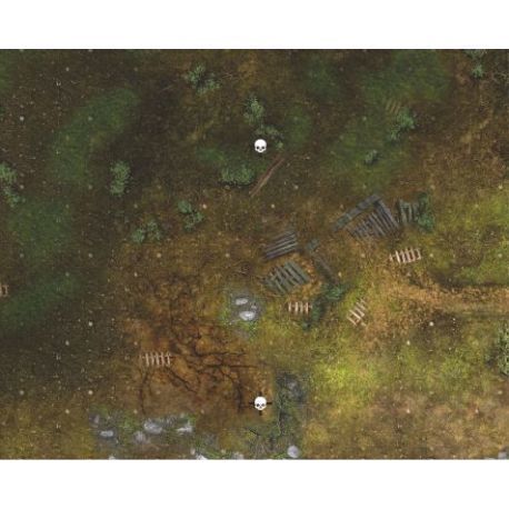 War Fields CONQUER 44"X60" WITH DEPLOYMENT ZONES FOR AOS