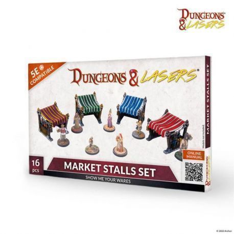 DUNGEONS & LASERS - MARKET STALLS SET