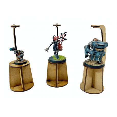 Bandua´s Figure Holder for Painting and Sculpting - Pack x 3