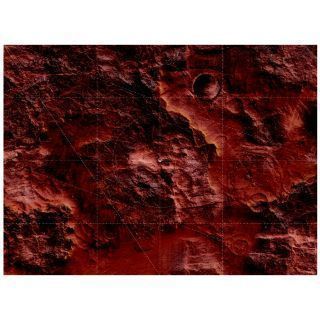 Martial Lands  mat 44'X60' with deployment zones for warhammer 40k 10 edition