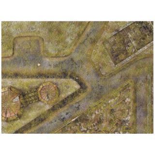 Imperial City Jungle 1 mat 44'X60'  with deployment zones for warhammer 40k 10 edition