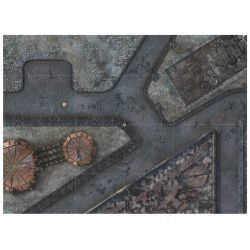Imperiacl City 1 mat 44'X60'   with deployment zones for warhammer 40k 10 edition