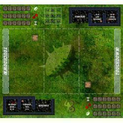 BB 7 FOOTBALL MAT IMPERIAL- COMPATIBLE WITH BLOOD BOWL SEVENS