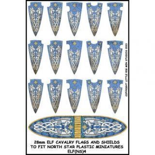 Elf Cavalry Flags and Shields